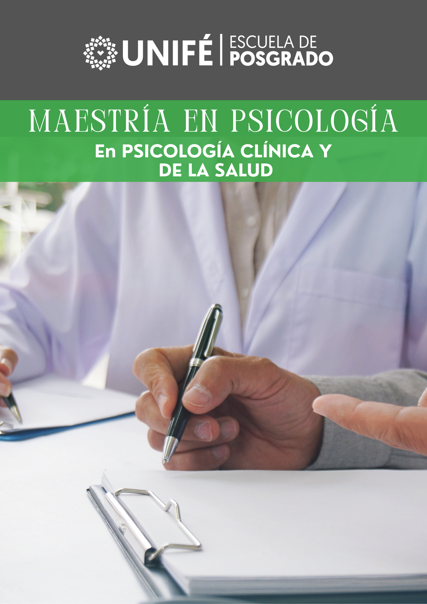 En PSICOLOGÍA CLÍNICA Y  DE LA SALUD